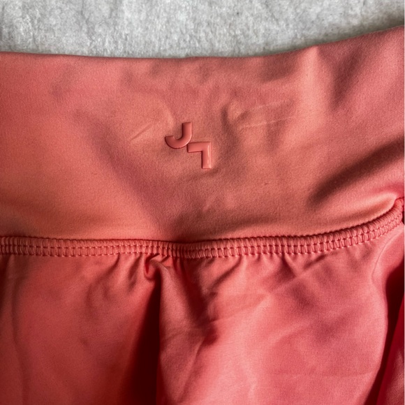 JoyLab Orange Mini Skater Skirt with Ruffled Tiers - Picture 6 of 8